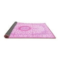 thumbnail image 2 of Ahgly Company Indoor Rectangle Medallion Pink Traditional Area Rugs, 8' x 10', 2 of 4