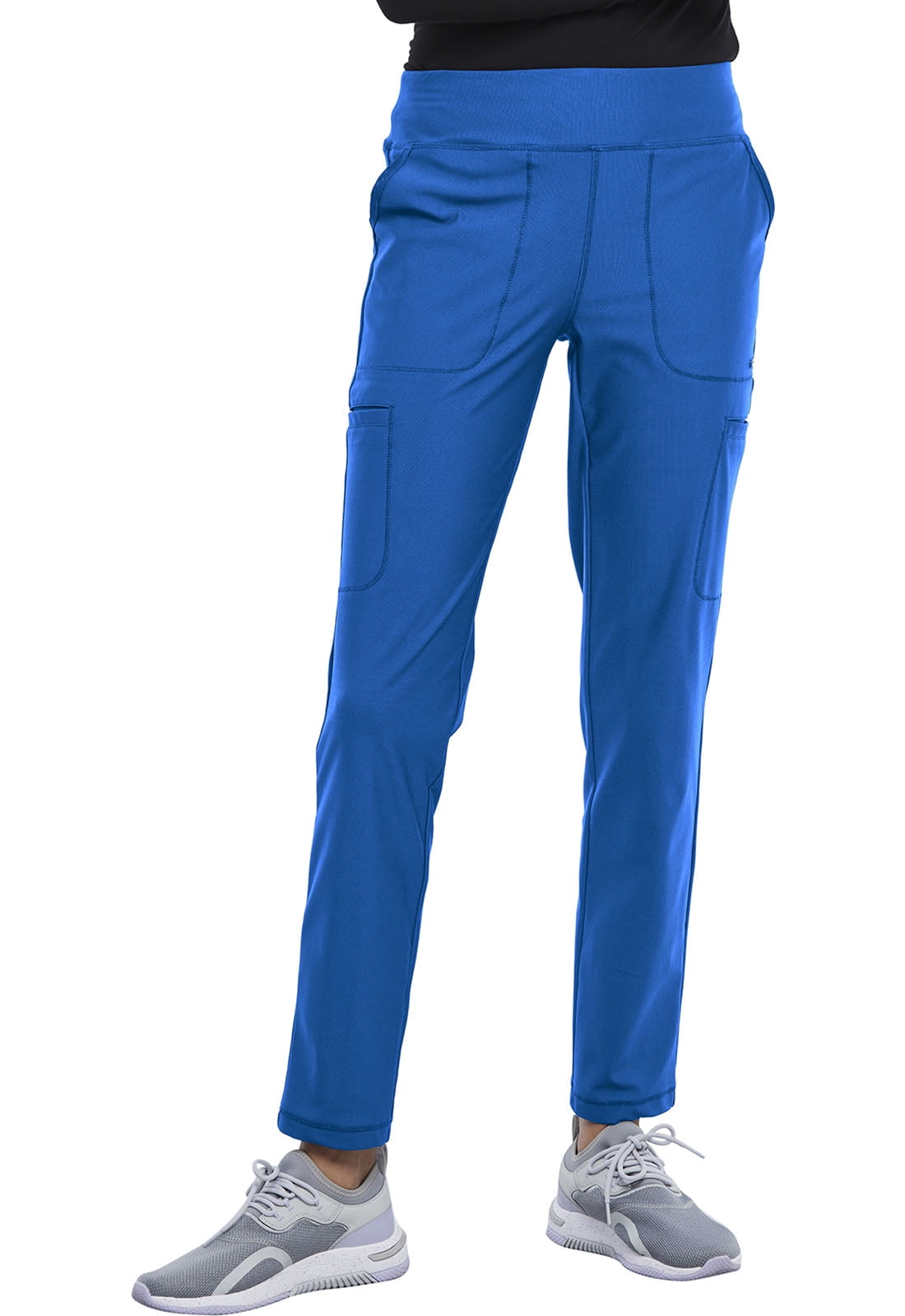 Cherokee Form Women's Scrubs Pant Mid Rise Slim Straight PullOn CK007