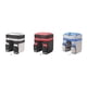 thumbnail image 4 of Soidarity Bolsa para bicicleta resistente al desgaste, resistente al agua, alforja para bicicleta, cremalleras dobles sólidas, estante trasero, ciclismo Ciclismo negro rojo Soidarity OD029691-02, 4 of 6