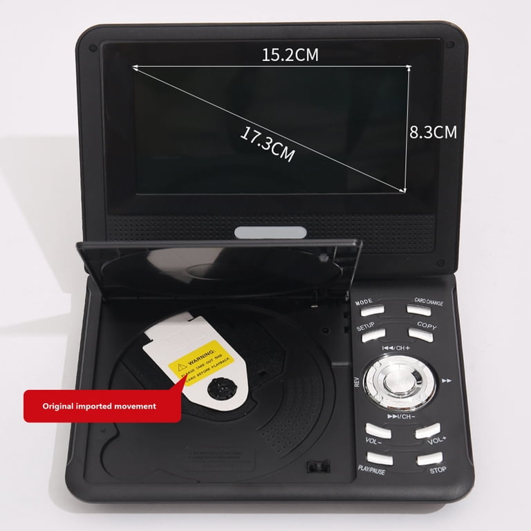 FAMKIT Portable DVD Player, 6.8 FAMKIT Portable DVD Player, 6.8