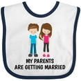 thumbnail image 3 of Inktastic My Parents Are Getting Married Boys or Girls Baby Bib, 3 of 4