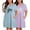 BSet1, variant on Nightgowns for Women Printed Loungewear Dress With Pockets