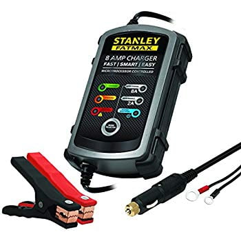 STANLEY FatMax 8 Amp Battery Charger/Maintainer