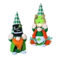 thumbnail image 4 of Bonnet Tricoté Saint Feuille Verte Fête Festival Poupée pour Couples et Célébrations, 4 of 6