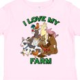 thumbnail image 4 of Inktastic I Love My Farm with Happy Farm Animals Boys or Girls Toddler T-Shirt, 4 of 5