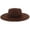 Coffee, variant on Vintage Suede Wide Brim Round Top Hat Casual UV Protection Outdoor Sun Shade Hat For Men Women Summer Outdoor Beach Travel