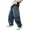 F204-Blue, variant on FYDUU Boys Baggy Jeans Wide Leg Denim Pants with Pockets Elastic Waist Loose Fit Jeans Casual Trousers Streetwear Autumn School Wear Fashion Slacks 7-8 Years