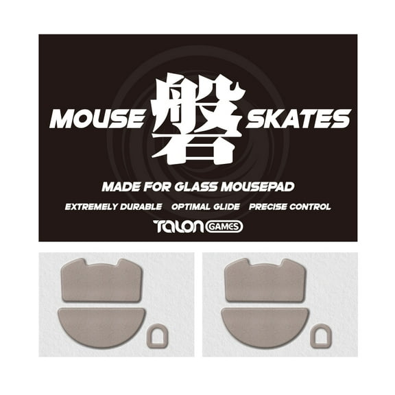2Sets TALONGAMES UPTFE Series Mouse Skates For Viper V3 Pro Wireless Gaming Mouse, Khaki