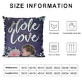 thumbnail image 5 of SHANXI  MOM I Love You!Meaningful Gifts for Mom, Gift Ideas for Mom,Mother’s Day Birthday Gifts Flannel Throw Pillow Case Cushion Cover Couch Decorative Square 20x20in, 5 of 5