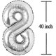 thumbnail image 3 of 30 Number Balloons Red Big Giant Jumbo Number 30 Foil Mylar Balloons for 30th Birthday Party Supplies 30 Anniversary Events Decorations, 3 of 4