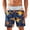 White, variant on Mens Board Shorts, American Flag Fake Briefs Swim Trunks Men, Funny Realistic Hairy Legs Graphic Beach Shorts for Men
