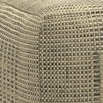 thumbnail image 7 of Simpli Home Delilah 18 inch Wide Contemporary Square Pouf in Natural Handwoven Jute, 7 of 7