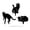 Black, variant on RealSteel Garden Art Cats 3-Pack (2nd Edition) – Whimsical Metal Cat Silhouettes for Indoor & Outdoor Decor (Penny Vein)
