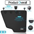 thumbnail image 4 of Protector de puerta de coche Durapower, 2 unidades, impermeable, 600D, negro, 4 of 6