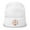 White, variant on Chicago Football Retro CHI Cross Winter Beanie Cap Hat (Navy)