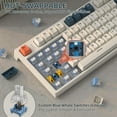 thumbnail image 6 of ATTACK SHARKR K86 Wireless Mechanical Keyboard Apex Pro TKL 75%, 2.4G/Bluetooth/USB-C Wired Gaming Keyboard M75, Gasket Mount with TFT Color Display & Knob, RGB Backlit, Hot Swappable Linear Switch, 6 of 9