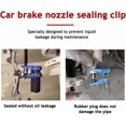 thumbnail image 4 of Car Brake Oil Pipe Plug, 4PCS Vehicle Automatic Fluid Line Stop Clamp Set, Prevent Spills Automotive Tubing Nozzle Hose Tool, Universal for SUV RV Truck -, 4 of 6