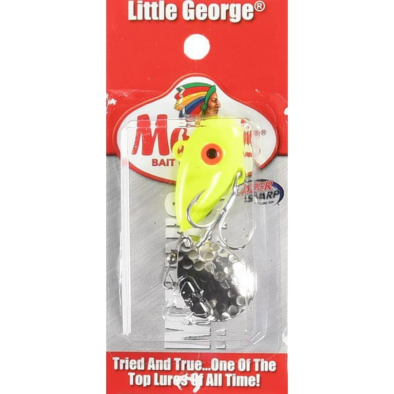 Mann's Bait Company Little George Fishing Lure, Chartreuse, 0.5 Oz