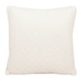 thumbnail image 5 of Better Homes & Gardens Quilted Velvet Classic Decorative Throw Pillows, 19" x 19", Vanilla Dream Off-White (2 Count), 5 of 5