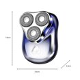 thumbnail image 1 of Triple Head Razor Electric Men's Mini Razor Full Body Wash Portable Rechargeable Beard Razor, 1 of 5