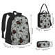 thumbnail image 2 of Disketp Spiders Mochila Estampada de Gran Capacidad con Lonchera y Estuche, Set de 3 Piezas para Estudiantes, 2 of 7