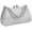 Silver, variant on Evening Marble Clutch Bridal Wedding Elegant Handbag Unique Crossbody Shoulder Bag