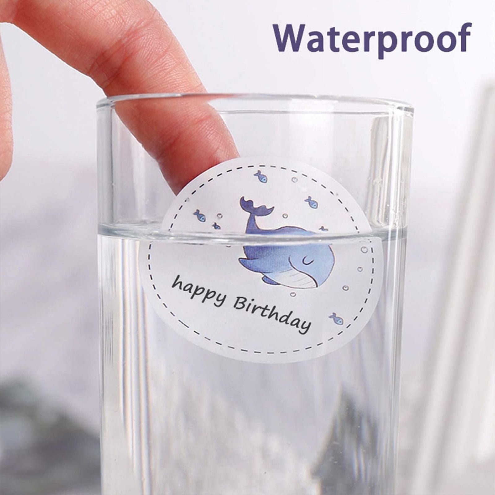RUISINERY 100 Sheets A 4 Printable Sticker Paper Waterproof Decal Clear Copy Paper Suitable for Inkjet Printers