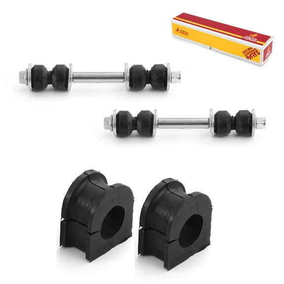 Metrix Premium Chassis Parts - 4 PC L/R Front Sway Bar Stabilizer End Link & Stabilizer Bar Bushing Kit Fits 02-06 Cadillac Escalade, 99-06 Chevrolet Silverado 1500, 00-06 GMC Yukon, K5252, K6439
