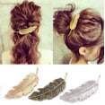 thumbnail image 1 of Apuakthei - Pinza para el pelo de hoja de plumas de metal en 3 colores, pinza para el pelo de hoja vintage, accesorios para el cabello, pinza para el pelo de hoja de plumas, 1 of 8