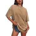thumbnail image 1 of Camiseta extragrande SHINGOKENSOU Vintage Baggy Grunge Coffee, 1 of 6
