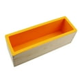 thumbnail image 1 of Molde rectangular de silicona flexible para jabón, ideal para la elaboración de jabón y manualidades multifuncionales. Naranja, 1 of 9
