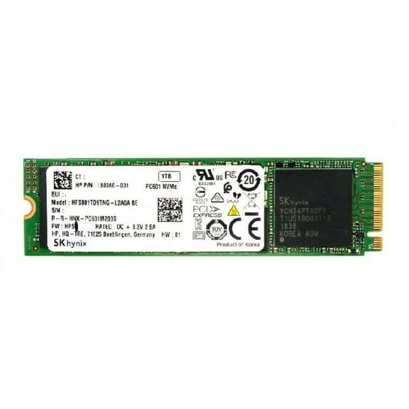 Genuine HP SK Hynix 1TB PC601 NVMe SSD Drive HFS001TD9TNG L50360-001