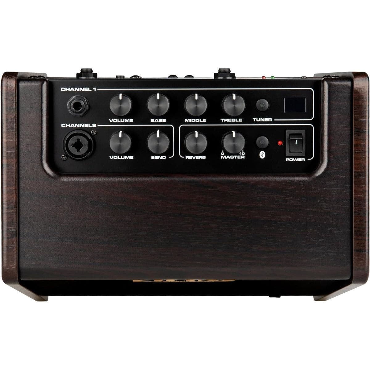NUX Stageman AC 25 25W 2 Channel Modeling Rechargable Acoustic Amp with Bluetooth Brown