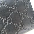 thumbnail image 5 of Pre-Owned Gucci Business Card Holder/Card Case 323401 Shimmer Leather Black Holder... (Good), 5 of 11