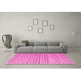 thumbnail image 3 of Ahgly Company Indoor Square Solid Pink Modern Area Rugs, 8' Square, 3 of 4