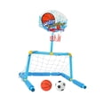 thumbnail image 4 of Juego De Flotador De Piscina Con Red De Fútbol Y Aros De Baloncesto Para Niños, Juego Acuático Para Adolescentes, Playa, 4 of 10