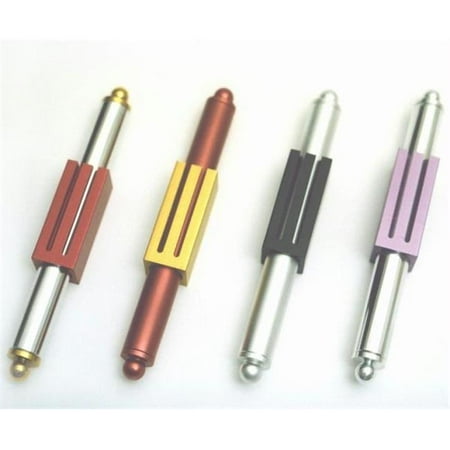 Judaica Kingdom DJ-SM-002-4 Metal Mezuzahs - Shin Shimmer Mezuzah Metalic Silver-Purple Shin