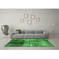 thumbnail image 3 of Ahgly Company Indoor Rectangle Abstract Emerald Green Modern Area Rugs, 7' x 9', 3 of 4