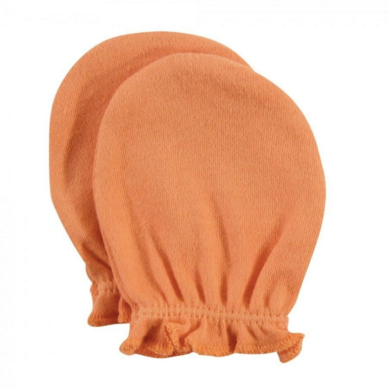Hudson Baby Infant Boy Cotton Scratch Mittens, Forest, 0-6