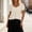 Tops-57Beige, variant on Babydoll Tops for Women Sweetheart Neck Short Puff Sleeve Crop Tops Lightweight Textured Fabric Ruffle Trim Casual Summer Shirts Party Wear Pink S