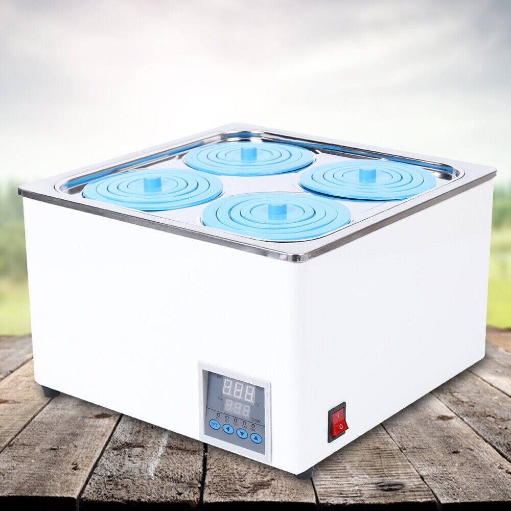 JOANLAB Digita Lab Water Bath 1 Chamber 3L Thermostatic Water Bath with with Selectable Openings for Lab 110V/60 Hz JOANLAB Digita Lab Water Bath 1 Chamber 3L Thermostatic Water Bath with with Selectable Openings for Lab 110V/60 Hz