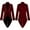 Red, variant on Summer Saving Clearance AXXD Black Trench Coats For Women Winter Men'S And Fashionable Windbreaker Tailgothic Men'S Retro Court Dress For Lady Size L(US:8)