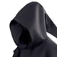 thumbnail image 5 of Disfraz de Halloween con capucha y capucha, divertido disfraz de cosplay de Halloween Negro, 5 of 9