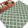thumbnail image 2 of 6'x9' Area Rugs, Sage Green Morocco Indoor Outdoor Area Rug for Living Room Bedroom, Minimalist Boho Ethnic Abstract Motif Washable Bathroom Rugs Kitchen Floor Carpet Mats Home Decor Aesthetic, 2 of 8
