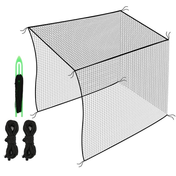 Jaula de bateo de golf amazgolf de 10 x 10 pies con herramienta de instalación