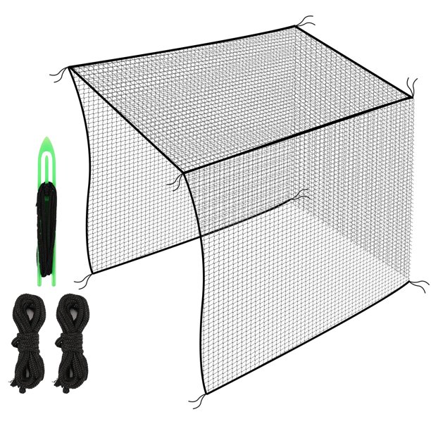Jaula de bateo de golf amazgolf de 10 x 10 pies con herramienta de instalación