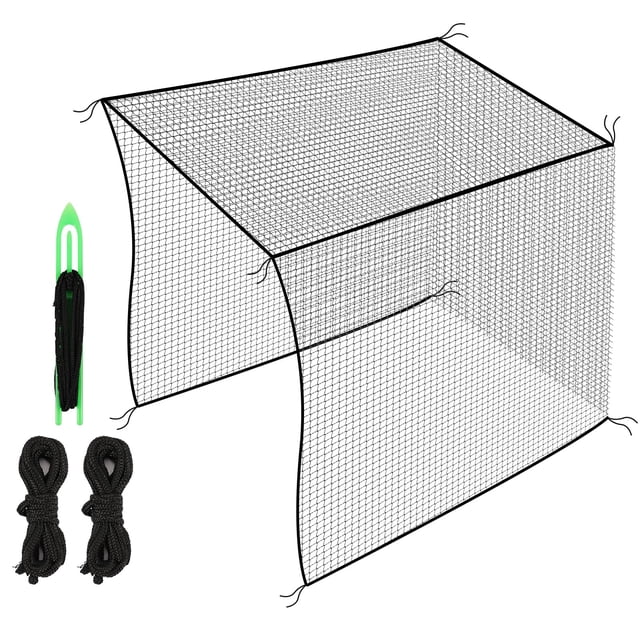 Jaula de bateo de golf amazgolf de 10 x 10 pies con herramienta de instalación