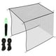 thumbnail image 1 of Jaula de bateo de golf amazgolf de 10 x 10 pies con herramienta de instalación, 1 of 7