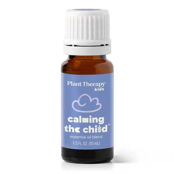 Plant Therapy Kids Calming The Child Essential Oil Blend - Relaxing and Soothing Blend 100% Pure, KidSafe, Undiluted, Natural Aromatherapy 10 mL (1/3 oz)