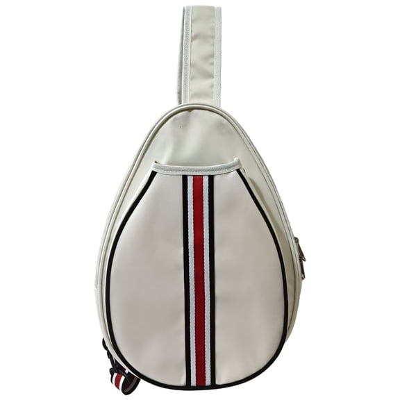 Tennis Bag, Waterproof Oxford Fabric Outdoor Sports Racket Backpack, Large Capacity Single Shoulder Bag with Adjustable Strap for Badminton, Tennis